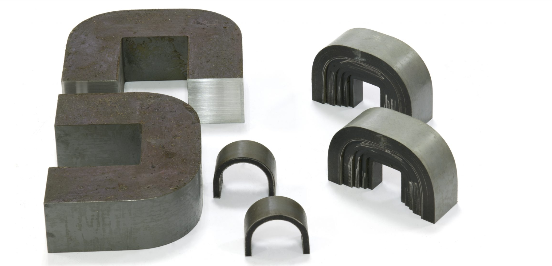 “C”, three-phase and specially shaped cores